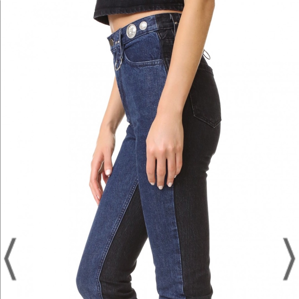 rachel comey aster two tone jeans size 6